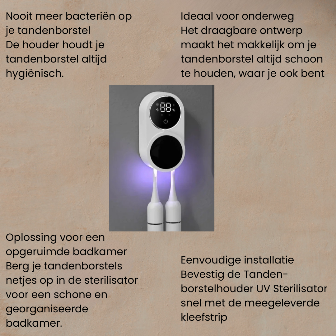 tandenborstelhouder UV sterilisator
